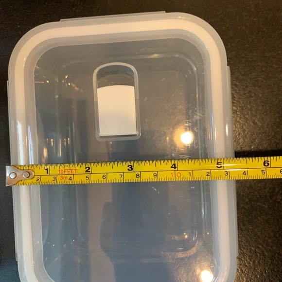 Glass Food Storage Containers with Lids - set of 4 - Picture 8 of 9